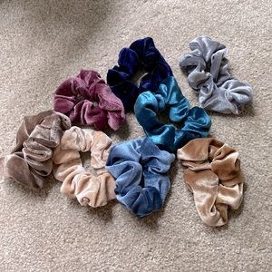 NWT Velvet Scrunchies